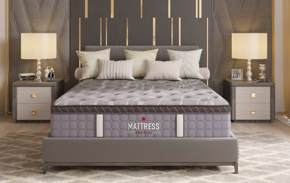 Pillow top online memory foam mattress