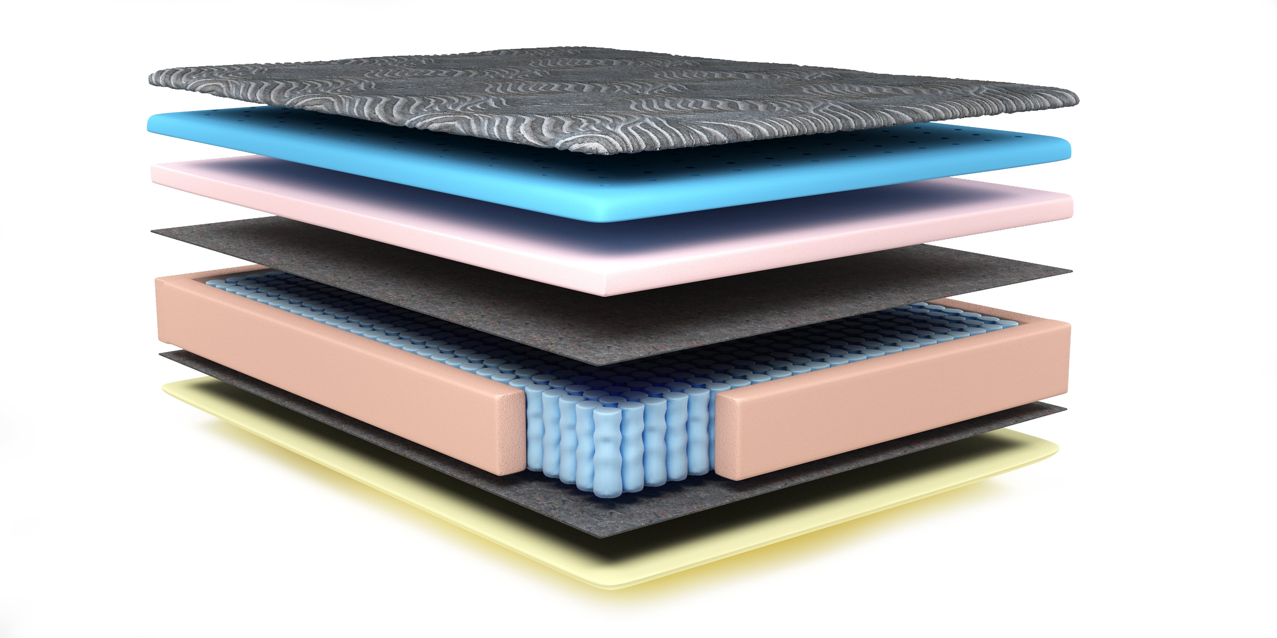 Serenity 12 Inch Pocket Coil Foam Encased Ventilated Gel Infused Memory Foam Mattress